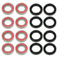 Solid Spare Front AND Rear Wheel Bearing & Seal Kit for Yamaha Grizzly 660 4x4 YFM660FW 2002