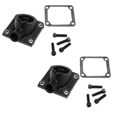 Solid Spare 2 Carb Flanges, Gaskets & Bolts for Yamaha Banshee 350 fits 1987-2006 YFZ350
