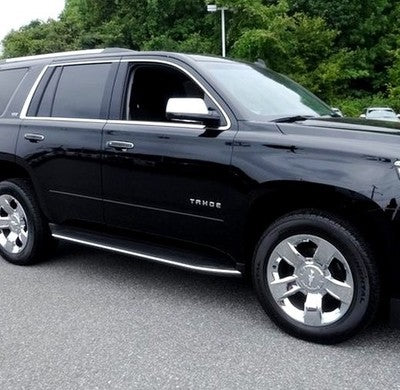 CHROME RUNNING BOARD TRIM MOLDING PACKAGE For 2015-2020 CHEVY TAHOE SUBURBAN