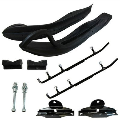 Solid Spare Exo-S Touring Skis Mount Kit & 4" Carbides for Yamaha 2014-2017 Viper Sidewinder
