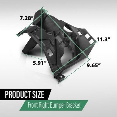 Solid Spare Front Bumper Bracket Mount Support Right Fit For Volvo XC60 2018-2021 31425174