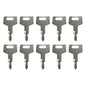 (10) Ignition Key For New Holland Hitachi Gehl Heavy Equipment H806 17001-00019