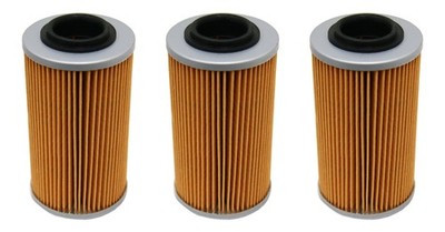3 Pack Oil Filters for Bombardier for Can-Am Traxter 500 650 Auto CVT