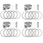 4 Namura Standard Bore Size C Piston Kits for Kawasaki Jet Ski STX-12F 83mm
