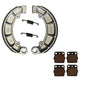 Solid Spare Front Brake Pads & Rear Brake Shoes for Honda Foreman 500 fits 2012-2013 models