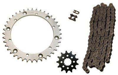Solid Spare Natural 520x92 O-Ring Drive Chain & 13/40 Sprockets for Yamaha Raptor 660