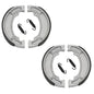 Solid Spare Front & Rear Brake Shoes for Suzuki PE175 fits 1982 1983 1984 PE 175