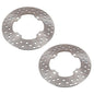 Solid Spare 2 Front Disc Brake Rotors for Yamaha Grizzly 660 4x4 fits 2002-2008 Models