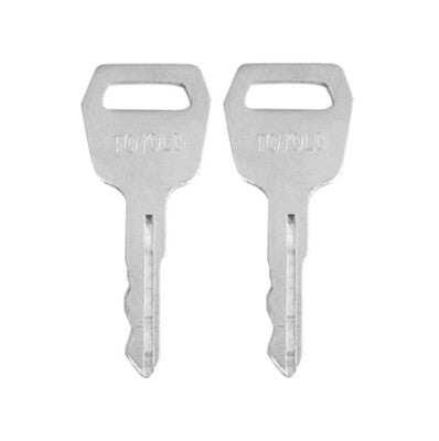 Solid Spare (2) Ignition Keys For Toyota Forklift ToyOld Older Models 511416, 57421-22060-71