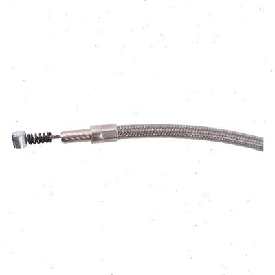 Solid Spare 56-1/2 inch Stainless Steel Throttle and Idle Cable 36-0131 for Harley Davidson