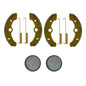 Solid Spare Front Brake Shoes & Rear Brake Pads for Yamaha Big Bear 350 4x4 fits 1989-1995