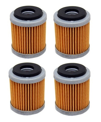 Factory Spec brand - 4 Pack Oil Filters - for Yamaha YFZ450 - 2004 2005 2006