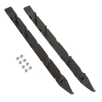 Solid Spare Bottom Line 6" DUAL Runner Carbides for Yamaha many 2001-2022 Snowmobiles
