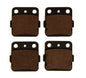 Front Semi-Metallic Brake Pads for Suzuki Quadsport 250 LT-Z250 LTZ250 2004-2009