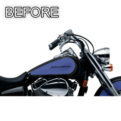 CHROME TANK TRIM For HONDA VTX 1300 1800 RETRO SHADOW MAGNA