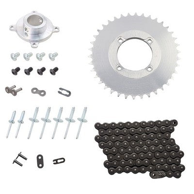 Solid Spare SPI Quick Change Drive Hub, Chain & 38T Sprocket Kit for Polaris 120 2000-2013