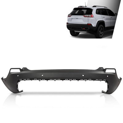 Solid Spare Rear Lower Bumper Cover Fit For 2019-2023 Jeep Cherokee 68407957AA CH1100A49