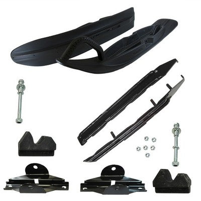 Solid Spare Exo-S All-Terrain Skis, Mount Kit & 4" Dual Carbides for Yamaha Many 2007-2017