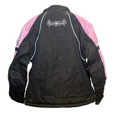 Women's Castle Escape Jacket Motorcycle Riding Street Bike Ladies - Pink Size 12