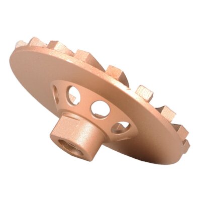 Solid Spare 4-1/2 in Concrete Grinding Cup Wheels 18 Diamond Abrasive Segments 5/8"-11 Arbor