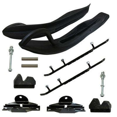 Solid Spare Exo-S Touring Skis, Mount Kit 6" Carbides for Yamaha 2007-2017 Mountain SEE LIST