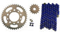 Solid Spare Blue 525x118 O-Ring Chain & 15/41 Sprockets for Honda Shadow VLX 600 1989-2007