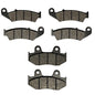Solid Spare Front & Rear Semi-Metallic Brake Pads for Honda Fourtrax 250R TRX250R 1986-1989