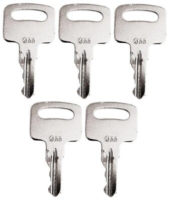 (5) Keys For Genie, Skyjack, Snorkel, Terex, Vermeer, Upright Lifts 455, 104466