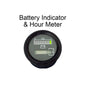 48V LED Battery State Charge Indicator Meter with Hour Meter Function 48 Volt