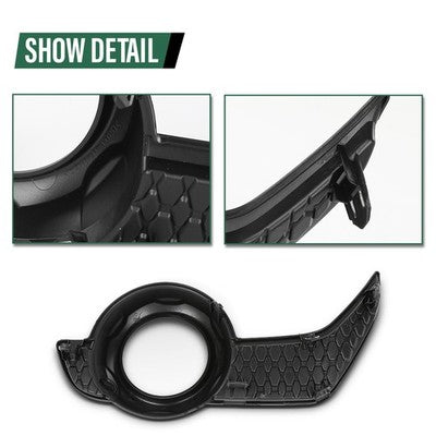 Solid Spare Fog Light Bezel Lamp Trim Left+Right Side Fit For 2014-2020 Toyota 4Runner