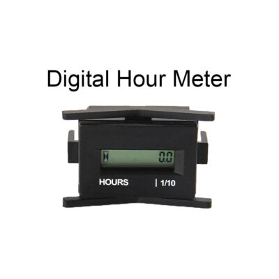 12v 24v 36v Small Digital Hour Meter for Marine Boat Engine - Rectangle