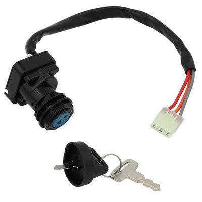 Solid Spare Ignition Switch with Keys for Suzuki ATVs Replaces OEM 37110-05G01 & 37110-07G01