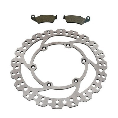 Solid Spare Front Disc Brake Rotor & Brake Pads for Suzuki RM125, RM250 & RMX250 1996-2008