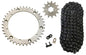 Solid Spare Black 520x98 Drive Chain & 13/40 Sprockets for Yamaha Warrior 350 1989-2004