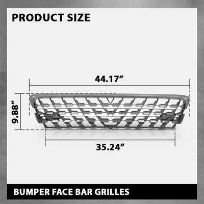 Solid Spare Fit For 2020-2023 Lexus GX460 Front Bumper Lower Grille 5311260340 LX1036139