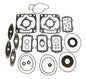 Solid Spare SPI Complete Engine Gasket Kit for Arctic Cat fits 2009-2013 600 Sno Pro