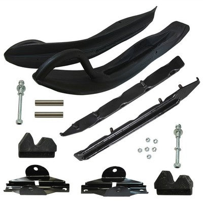Solid Spare Exo-S Touring Skis, Mount Kit 6" Dual Carbides for Yamaha 2007-2017 Mountain