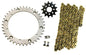 Solid Spare Gold 520x92 O-Ring Drive Chain & 13/40 Sprockets for Yamaha Raptor 660 2001-2005
