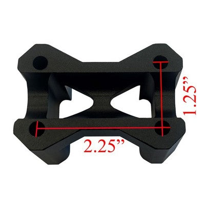 Solid Spare SPI 1" Snowmobile Handlebar Risers fits 7/8" Bars for Polaris & for Arctic Cat