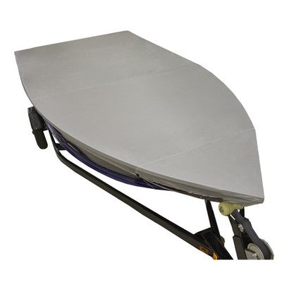 Solid Spare 14' - 16' V-Hull Fishing Boat Cover Brand New by Lunatic - XT Series - Silver