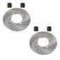 Solid Spare 2 Front Brake Rotors & Severe Duty Pads for Suzuki Vinson 500 4x4 fits 2002-2007