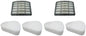 Solid Spare 2 EFP HEPA Filter Kits for Shark Navigator Lift-Away NV350 Series XFF350 XHF350