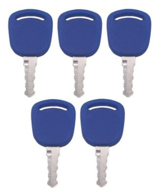 (5) 14601 Keys For Case IH Ford New Holland Tractor Models 5640 6640 7740 7840
