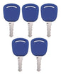 (5) 14601 Keys For Case IH Ford New Holland Tractor Models 5640 6640 7740 7840