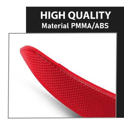 Solid Spare Fit For 2007-2013 BMW X5 E70 Left Driver Side Rear Bumper Reflector Light Red