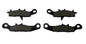Front Semi-Metallic Brake Pads for Kawasaki KFX450R fits 2008-2014
