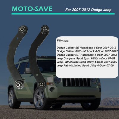 Solid Spare Fit For Jeep Dodge Series Suspension Control Lateral Toe Arms Sway Bars Kit 8Pcs