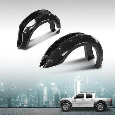 Solid Spare Pocket Rivet Bolt On Fender Flares Fit For 2006-2020 Nissan Frontier 5' Bed