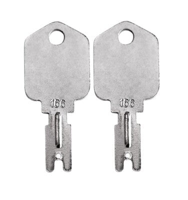 Solid Spare 2 Forklift Ignition Keys For Gradall Gehl Hyster Komatsu Yale JLG Daewoo Hitachi