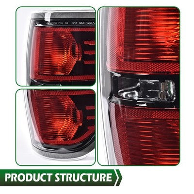 Solid Spare Tail Light Brake Lamps+Clear Corner Headlights Fit For 2009-14 Ford F-150 Pickup